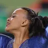 Rebeca Andrade Gymnast voice for text-to-speech